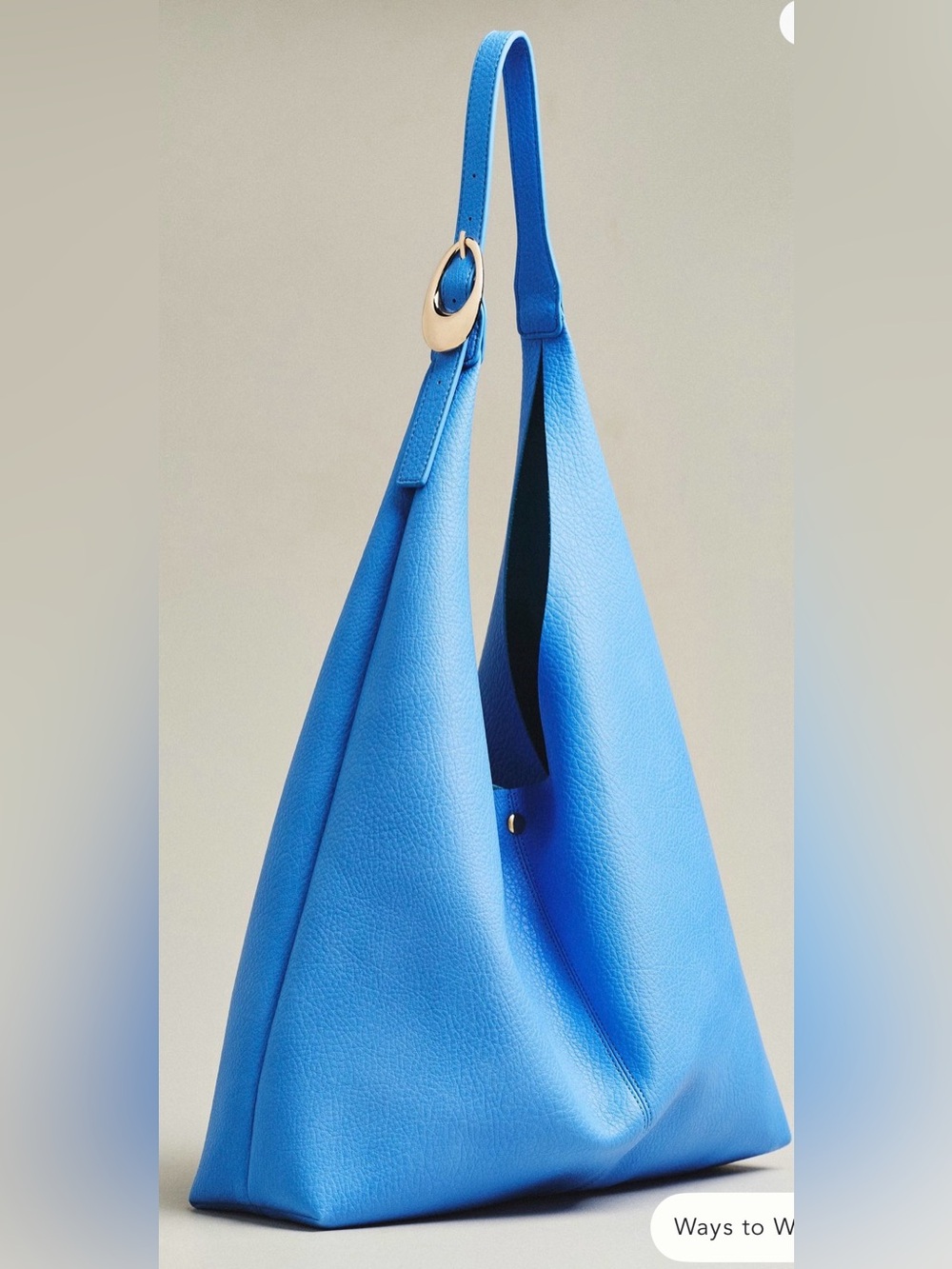 Love Knot Slouchy Bag : Buckle Edition